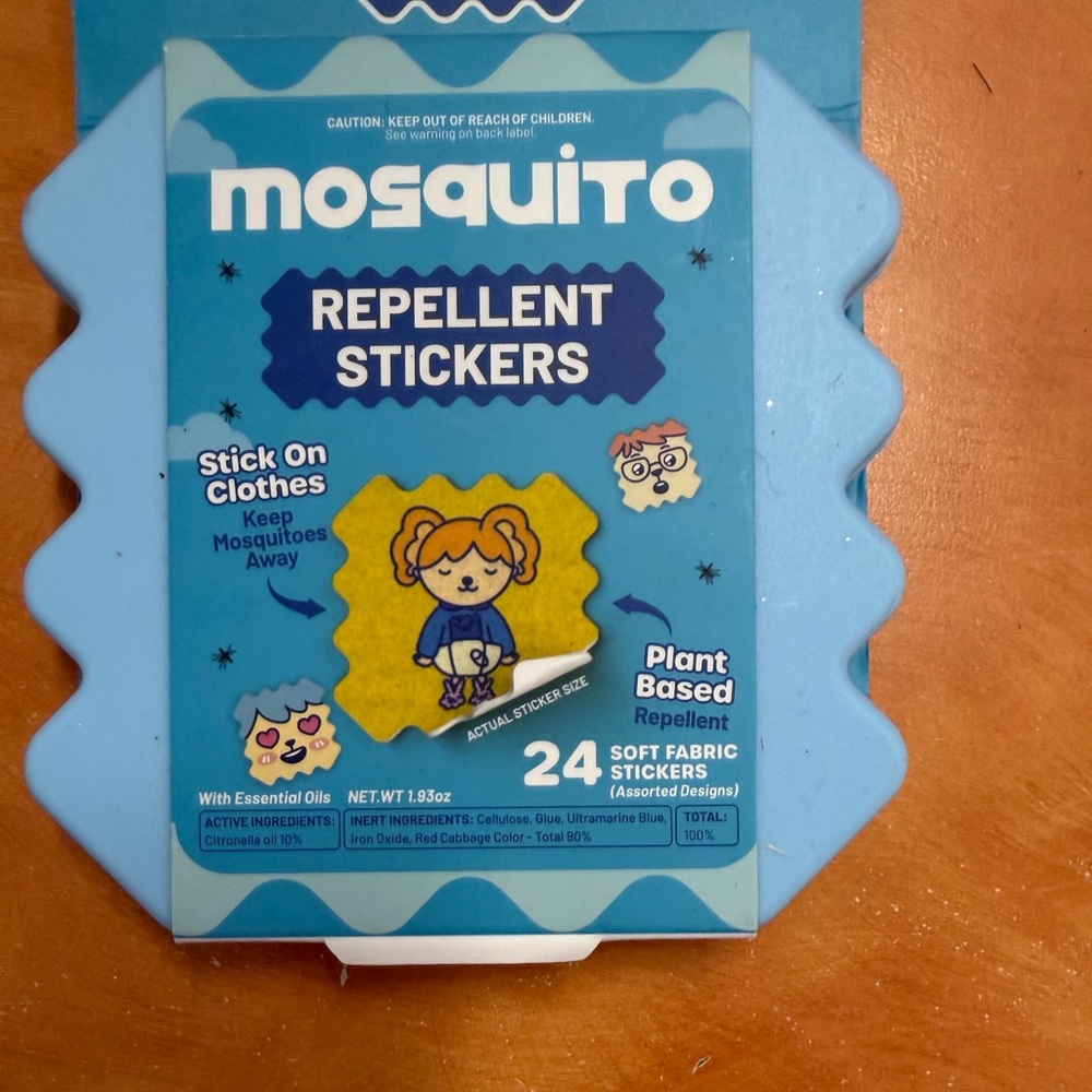 Mosquito Repellent Stickers for Kids - Yellow